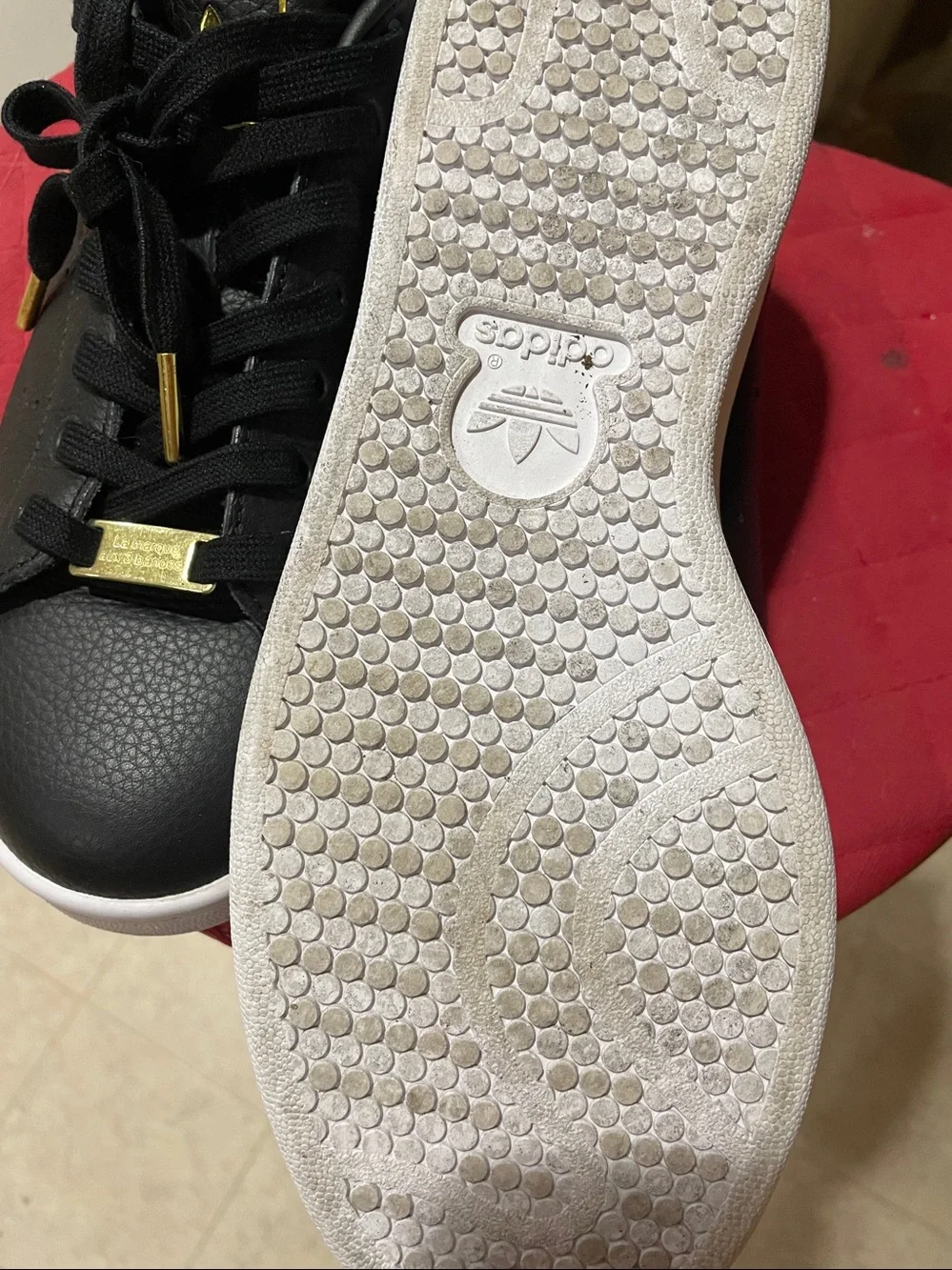 adidas Stan SmithBlack Leather Sneakers
